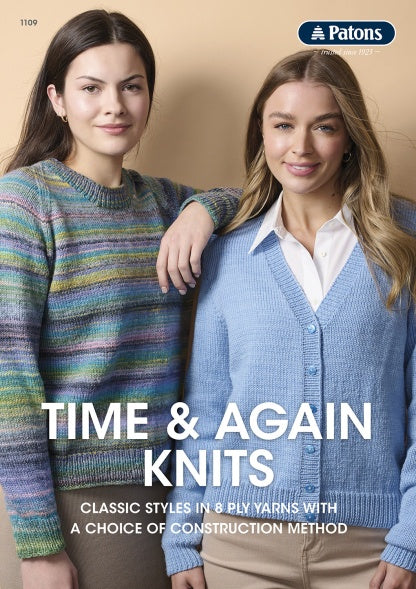 Patons Book 1109 Time and Again Knits.