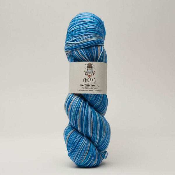 Chaska Sky Collection Sock Yarn 4 Ply.