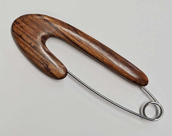 Wooden Shawl Pin.