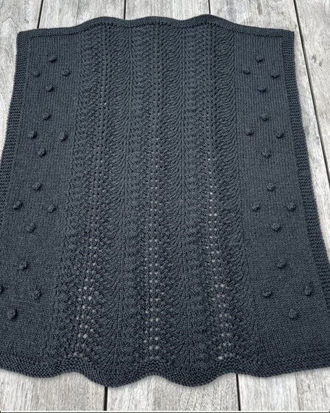 The Kiwi Stitch and Knit Co Aroha Blanket.