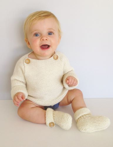 Touch Yarns Pattern 006 Child Tab Front Jumper.