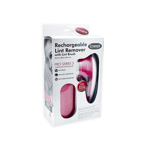 Triumph Rechargeable Lint Remover with Lint Brush.