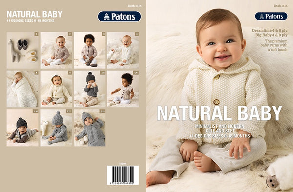 Patons Book 1315 Natural Baby.