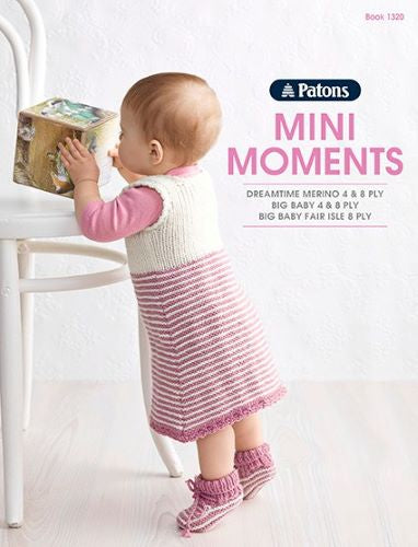 Patons Book 1320 Mini Moments.