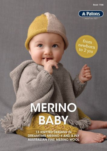 Patons Book 1106 Merino Baby.