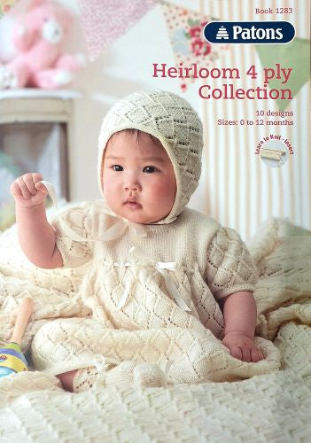 Patons Book 1283 Heirloom 4 Ply Collection.