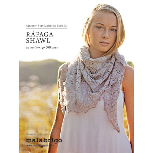 Malabrigo Pattern Rafaga Shawl.