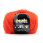 Sesia Vivienne yarn in shade tangerine