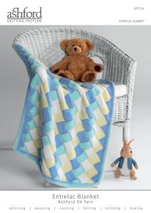 Ashford Pattern 216 Entrelac Blanket