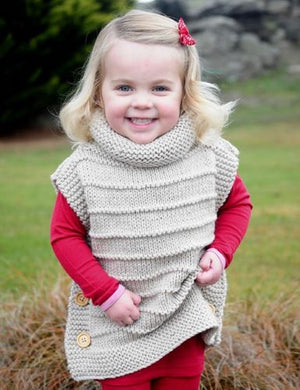 Touch Yarns Pattern 015 Dansey Vest and Hat - (Child 8ply & Chunky)