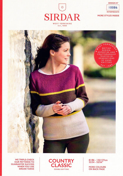 Sirdar Pattern 10086.