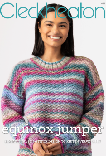 Cleckheaton Pattern 1022 Equinox Jumper.