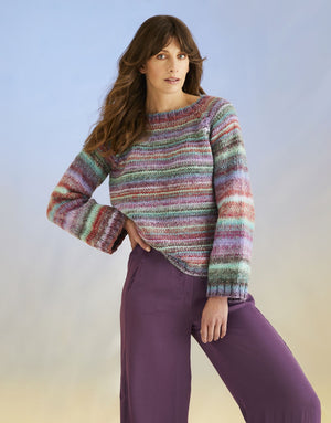 Sirdar Pattern 10702 Whirlpool Sweater (Chunky)