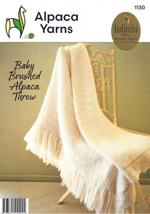 Alpaca Yarns 1130 Baby Brushed Alpaca Throw - (14ply)