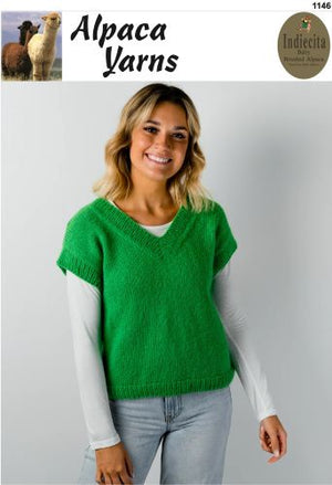 Modern Vest – Alpaca Yarns Pattern 1146