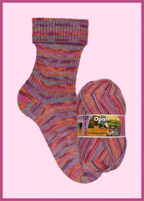 Opal Sock Yarn 'Our Favourite Place' 4 Ply.