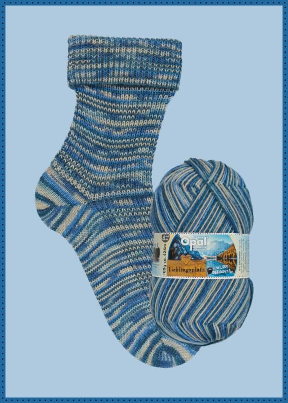 Opal Sock Yarn 'Our Favourite Place' 4 Ply.