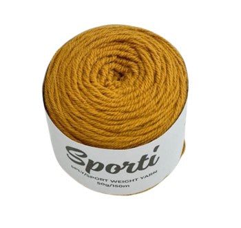 Alpaca Yarns Sporti Alpaca and Merino 5 Ply.