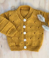 Touch Yarns Pattern September Eyelet Cardy 123 - (8ply Baby)