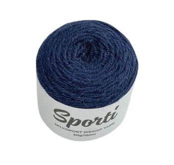 Alpaca Yarns Sporti Alpaca and Merino 5 Ply.