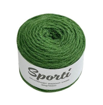 Alpaca Yarns Sporti Alpaca and Merino 5 Ply.