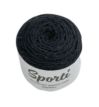 Alpaca Yarns Sporti Alpaca and Merino 5 Ply.