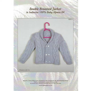 Alpaca Yarns Pattern 1511 Jacket - (Baby 8ply)
