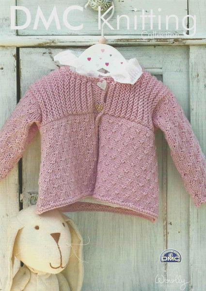 DMC Pattern DMF15139L/2 Girl's Cardigan.