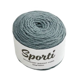 Alpaca Yarns Sporti Alpaca and Merino 5 Ply.