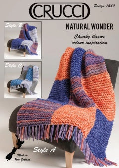 Crucci Pattern 1569 Chunky Throws - 18ply