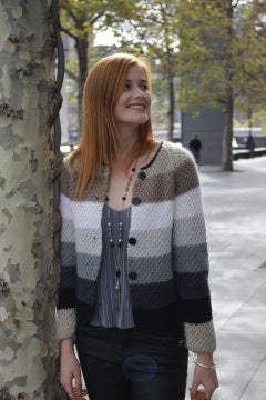 Crucci Pattern 1630 Cardigan - (14ply Adult)