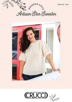 Crucci Pattern 1831 Star Sweater - (18ply Adult)
