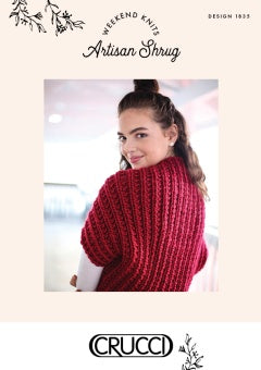 Crucci Pattern 1835 Artisan Shrug - (18ply Adult)