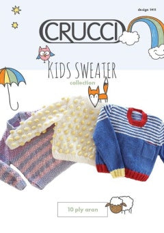 Crucci Pattern 1911 Kids Sweater Collection - (10ply Child)