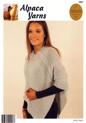 Alpaca Yarns Pattern 1927 Poncho - (Adult 4ply)