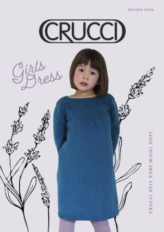 Crucci Pattern 2006 Girls DK Dress - (8ply Child)