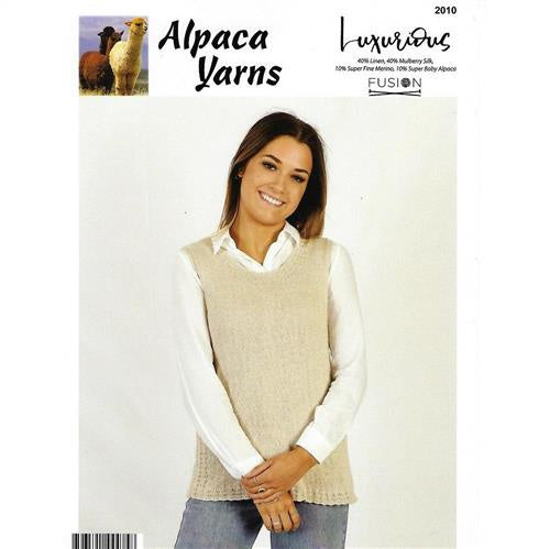 Texure Detail Singlet in Luxurious Fusion 4 ply