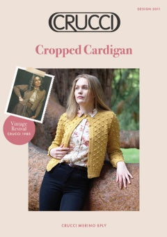 Crucci Pattern 2011 Short Patterned Cardigan - (8ply Adult)
