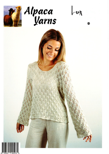 Lacy Sweater in Luxurious Fusion 4 ply