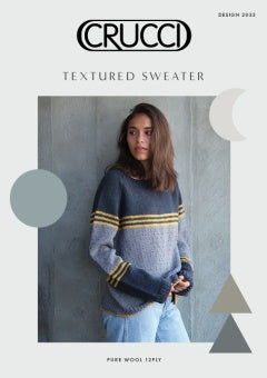 Crucci Pattern 2032 Textured Sweater - (12ply Adult)
