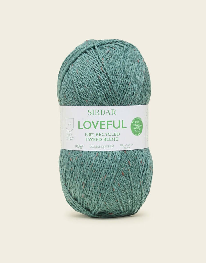 Sirdar Loveful Recycled Tweed Blend DK/8 Ply.