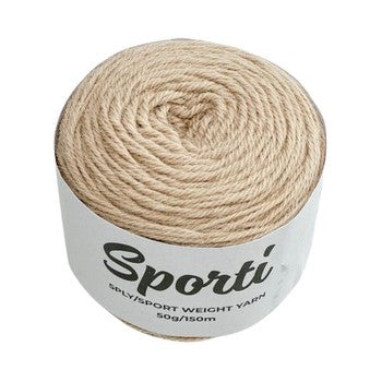 Alpaca Yarns Sporti Alpaca and Merino 5 Ply.