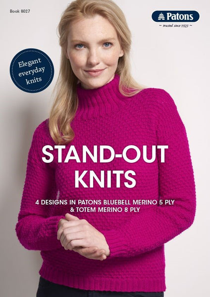 Patons Book 8027 Standout Knits.