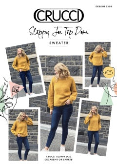 Chunky Top Down Slouchy Sweater Kit