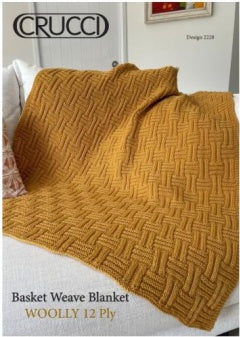 Chunky Basket Weave Blanket Kit in Aella