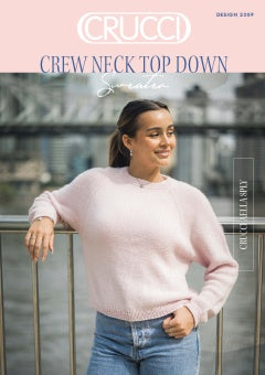 Crucci Crew neck Sweater in Aella 8 ply