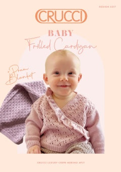 Crucci Pattern 2317 Frilled Cardigan and Pram Blanket - (4ply Baby)