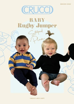 Crucci Pattern 2320 Rugby Jumper - (4ply Baby)