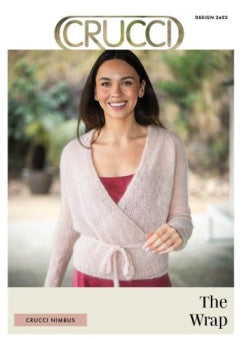 Wrap Cardigan in Nimbus Mohair 12 ply