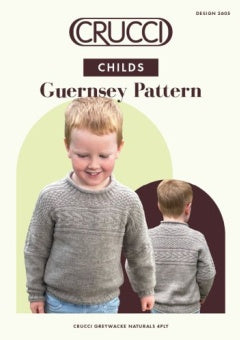 Crucci Pattern 2605 Childs Guernsey Pattern